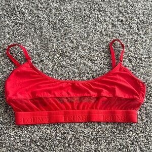 Red LOUNGE Bralette